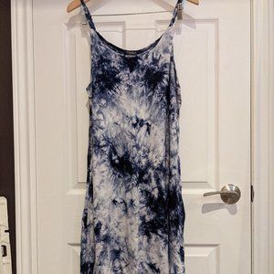 Tie Dye Jersey Cover Up / Dress - Size Large